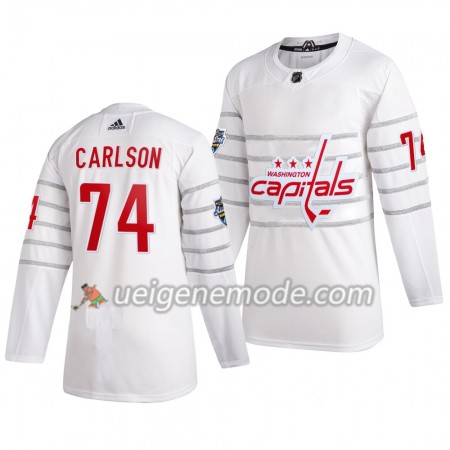 Herren Washington Capitals Trikot John Carlson 74 Weiß Adidas 2020 NHL All-Star Authentic